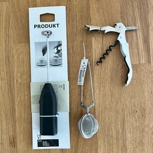 Kitchen accessories trio - IKEA - Great for coffee, tea and wine